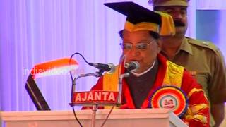 D. Litt degree giving function, Kerala University 