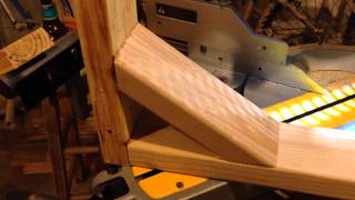 Woodworking Tip - Angles for a T Frame Cross Brace
