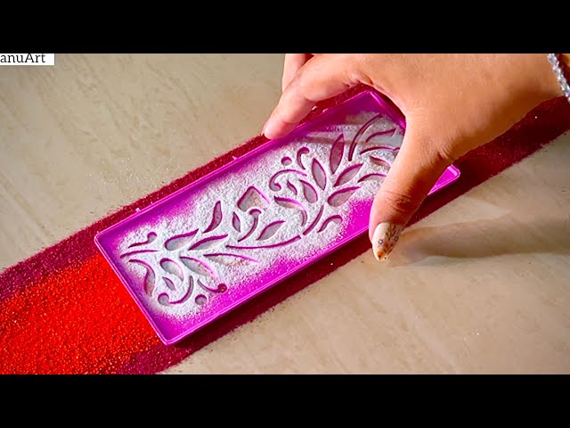 Latest Rangoli Design 2026 Easy Rangoli design for Diwali, Navratri & Festival SpecialRanu Art