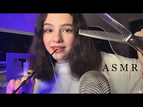 АСМР ПАРИКМАХЕР 💘 *постригу и причешу* ✂️