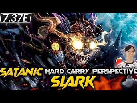 Satanic - Slark The Hard Carry - Dota 2 Pro Full Gameplay Patch 7.37E #satanic #slark