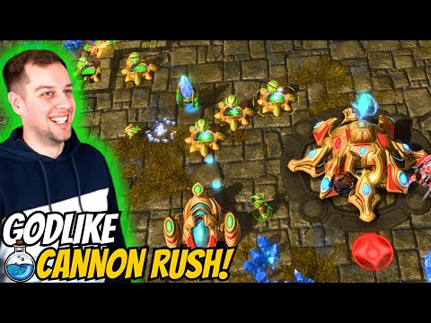 You can't stop me from CANNON RUSHING! | Cannon Rush in Grandmaster #1 StarCraft 2
