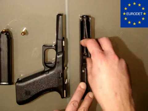 Pistole Glock 17 - Auseinandernehmen (Waffenkunde Detektiv-Ausbildung EURODET)