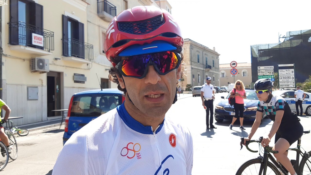 Obiettivo tricolore a Termoli, la commozione del ciclista