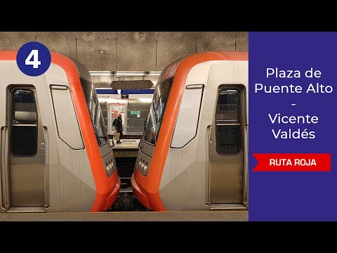 Metro de Santiago | AS-02 R4422/R4436 | Plaza de Puente Alto - Vicente Valdés (RUTA ROJA)