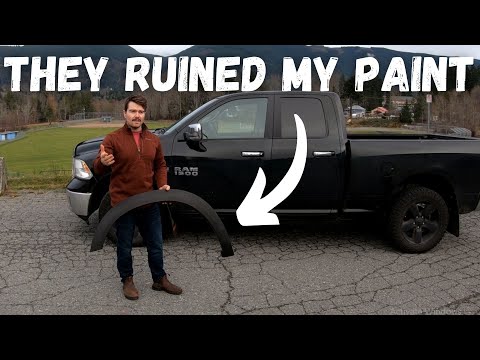 Aftermarket OEM Factory Fender Flares RUINED My Paint (After 1 Year) | RAM 1500 Rust Issues