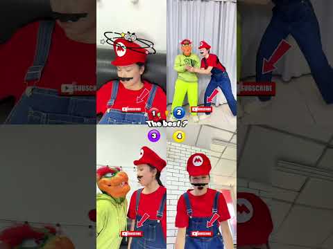 1,2,3 OR 4? WHO&rsquo;S BEST - DADDY? #youandmeshow #supermario #supermariobros