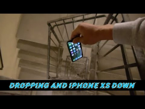 Dropping an iPhone XS down crazy spiral staircase 300 feet l Frist time