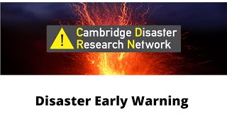 Disaster Early Warning
