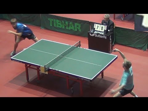 Sergey ELIZAROV vs Nikita KIRILLOV Moscow Championships 2014 Table Tennis Table Tennis