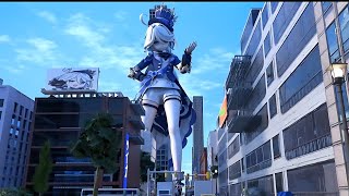 Giantess Growth city anime 
