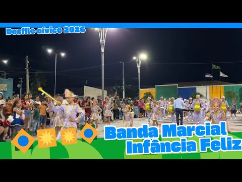 Banda Marcial Infância Feliz ￼- Desfile Cívico 2026 - Prefeitura de Inajá 