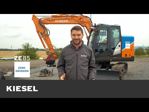 Produktvorstellung: KTEG ZE85 der neue Zero Emission Kompaktbagger