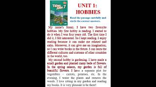 Luyện đọc và trả lời câu hỏi  tiếng anh lớp 7 - UNIT 1: HOBBIES - #short