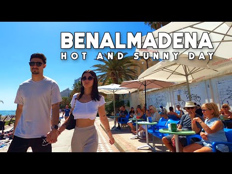 Benalmadena Spain Hot and Sunny Day Update April 2023 Costa del Sol | Málaga [4K]