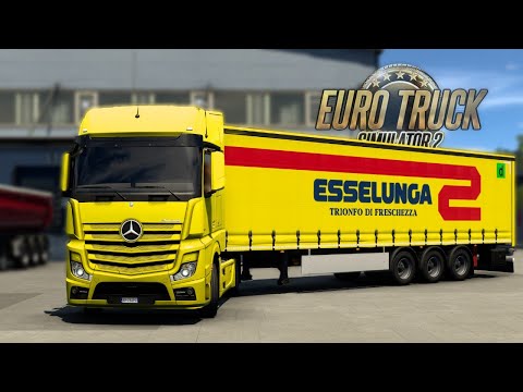 CONSEGNA PER SUPERMERCATO ITALIANO su ETS2!