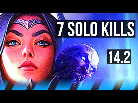 IRELIA vs RYZE (MID) | 7 solo kills, 11/2/2, Dominating | NA Master | 14.2