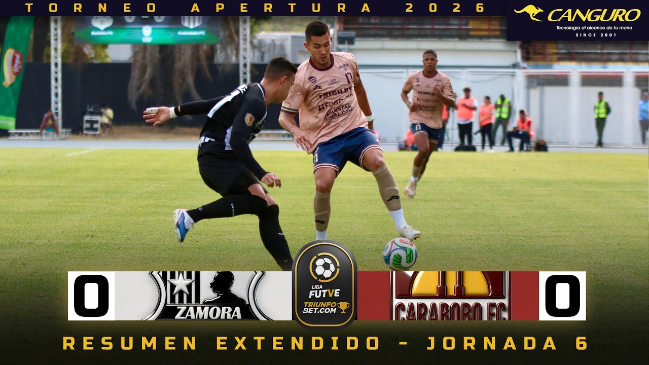Zamora vs Carabobo Highlights