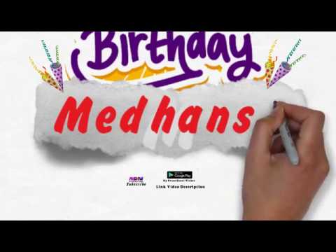 Happy Birthday Medhansh
