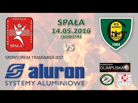 GKS Katowice vs SMS Spała I Liga piłki siatkowej mężczyzn PlayOff