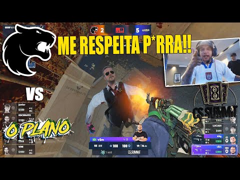 O PLANO vs FURIA PEGOU FOGO! CS_Summit 8 - HIGHLIGHTS | CSGO