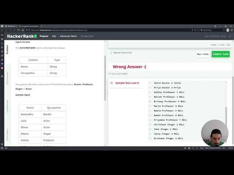 Occupations Sql Advanced Select Hackerrank Solution