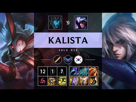Kalista Mid vs Talon - KR Diamond Patch 25.11