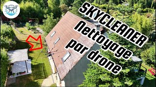 Application par drone : pulvérisation d'une toiture