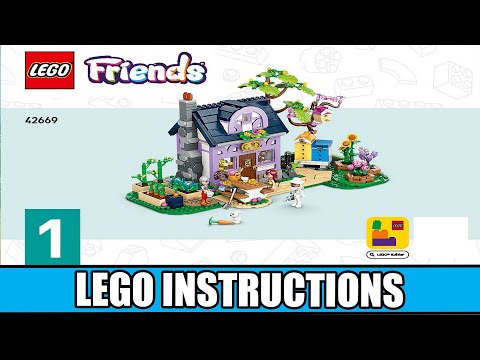 Конструктор LEGO Friends Будиночок та квітник бджолярів (42669)