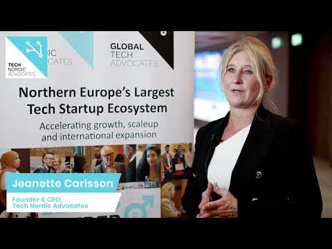 Jeanette Carlsson, Founder & CEO, Tech Nordic Advocates - London Tech Week 2024