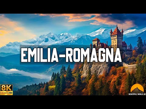 FLYING OVER EMILIA - ROMAGNA - ITALY 4K - Beautiful Natural Scenery With Relaxing Music | 4K VIDEOS