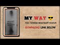 My Way Status I Am Normal But I Am Not Normal Download Link Trippystatus