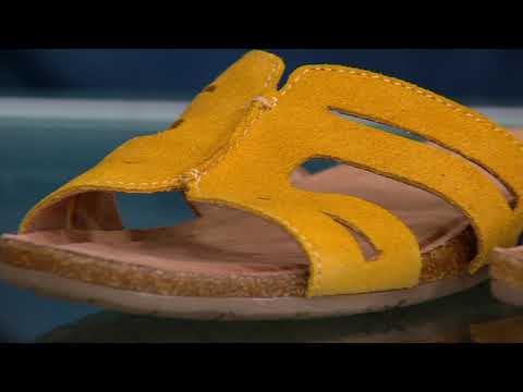 Earth Origins Suede Slide Sandals - Luna on QVC