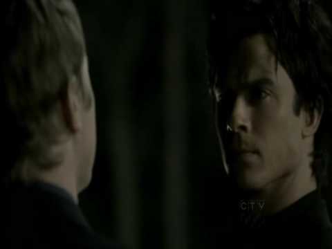 DAMON THROWS JOHN GILBERT OFF THE ROOF-EPISODE 18 ''UNDER CONTROL'' VAMPIRE DIARIES