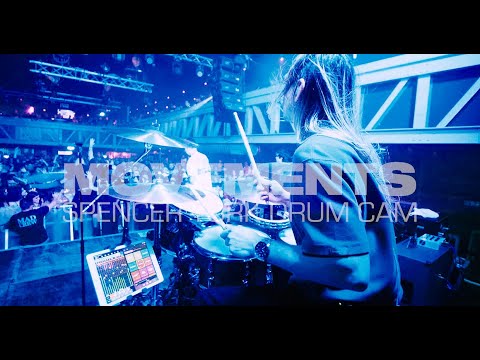 MOVEMENTS - 4K - SPENCER YORK DRUM CAM - FULL SET - THE GARAGE, GLASGOW - 26.11.23