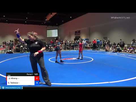 100 Lbs Round 3 - Jeulenea Khang, NC Vs Gabriel Tedesco, FL 3766