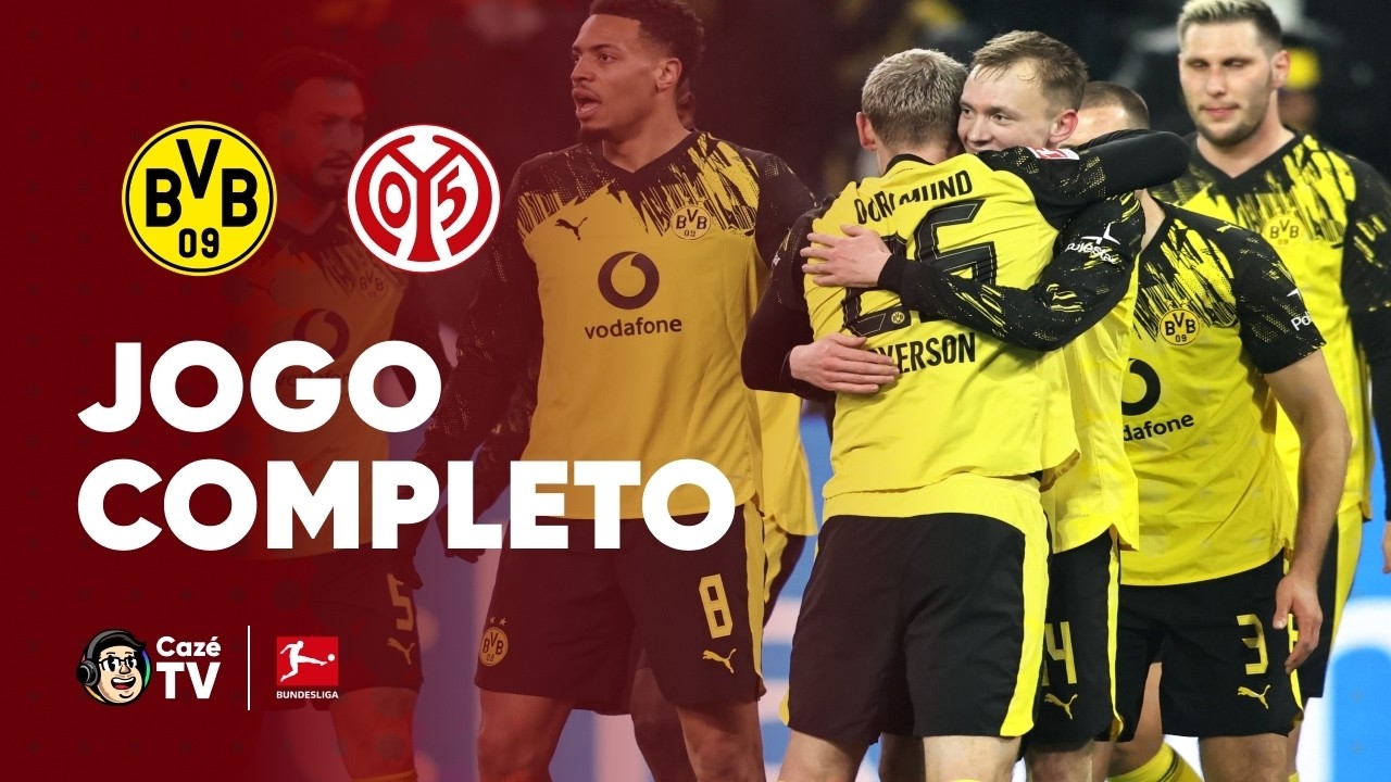 JOGO COMPLETO: BORUSSIA DORTMUND X MAINZ 05 | BUNDESLIGA 2025/2026 | 22ª RODADA