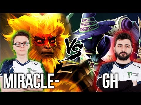 TI7 Winners in Pub - Miracle- Monkey King vs gh-god Rubick - Dota 2