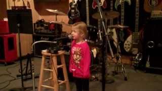 Miss K singing Gretchen Wilson&#39;s &quot;I Want a Hippopotamus for Christmas&quot;