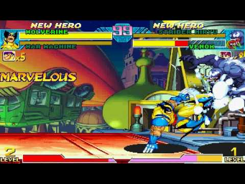 [GGPO] MvC Most common combos: Wolverine