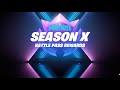 Fortnite Season X battle pass rewards trailer (in-game trailer)