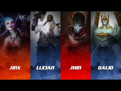 Rap về Jinx, Lucian, Jhin, Galio | Kunzing Tiến Vàm Cỏ