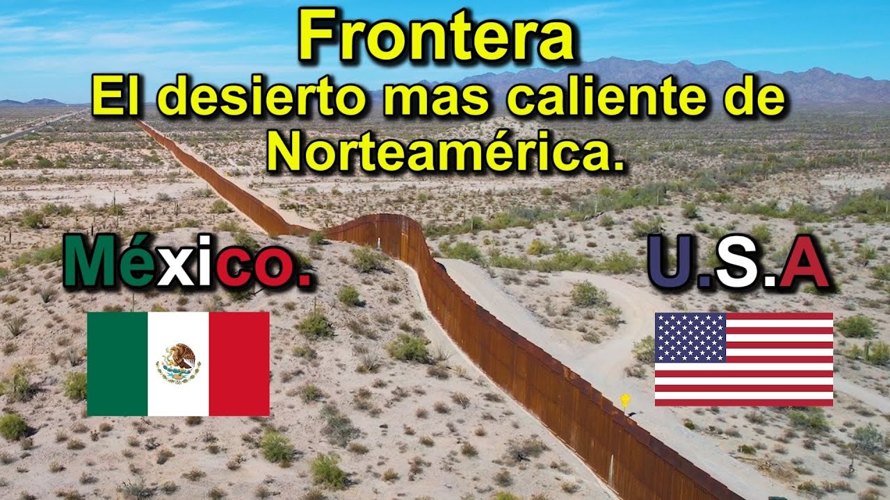 Frontera México Estados Unidos || El desierto del Altar || El Pinacate Sonora.