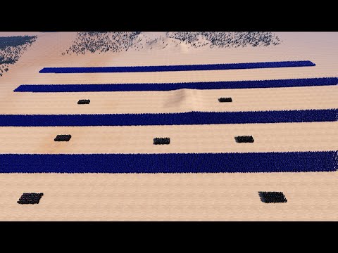 Heavy Knights & Laser Knights Vs Uruk | 65,000 Units | Ultimate Epic Battle Simulator | UEBS