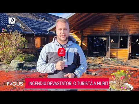 Incendiu devastator la o pensiune. O turistă a murit