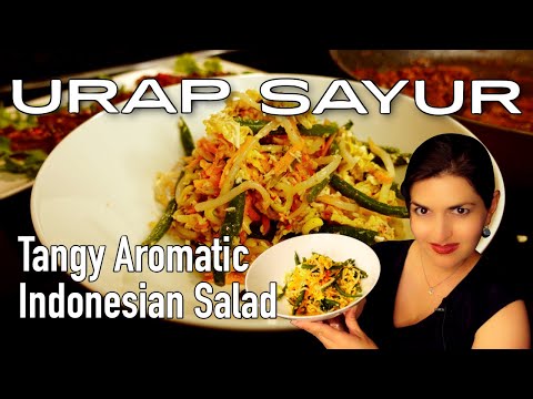 Indonesian Salad | Urap Sayur | Tangy Refreshing Aromatic