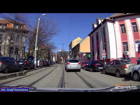 Driving in Timişoara: Ciarda Roşie - Calea Lipovei. Timelapse 1.8x