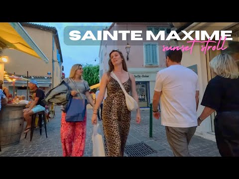Sunset Walk Through Sainte-Maxime | Discovering the Old Town & Breathtaking Coastline