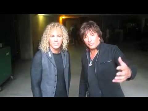 Richie Sambora & David Bryan on set of "What do you got?"
