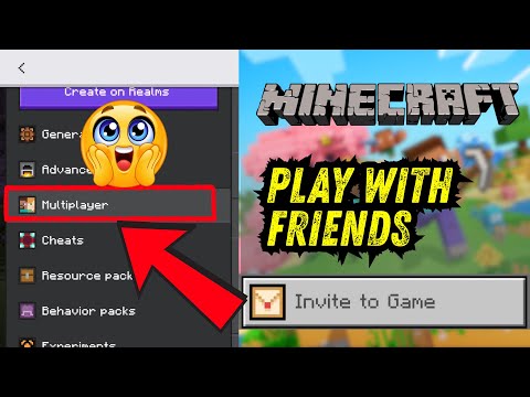 How to play Minecraft with friends (NEW) | How to invite friends in Minecraft PE 2026
